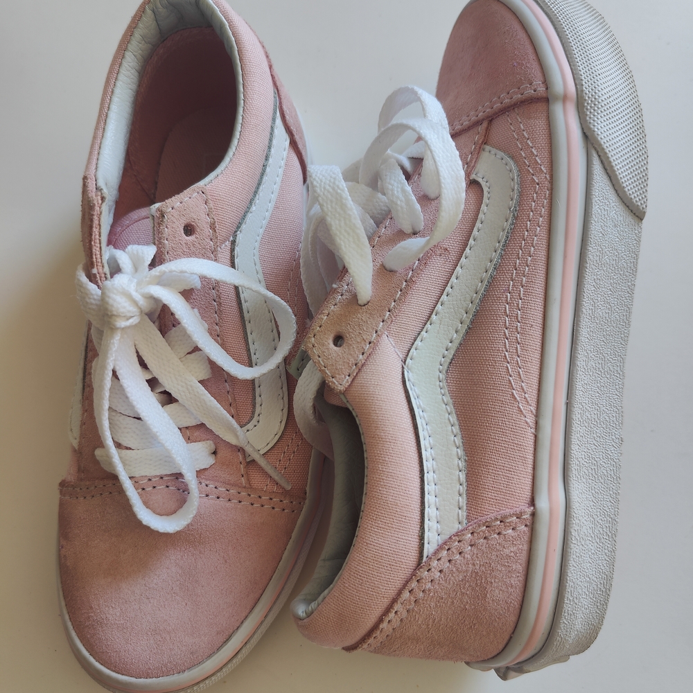 Vans Old Skool Suede Chalk Pink Kids Sneakers